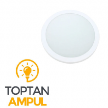 ERAPLAST Dekoratif Beyaz Cam Armatür 520145