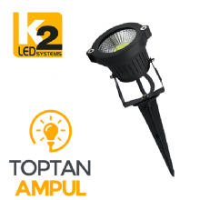 K2 KBA747 7 Watt Kazıklı Bahçe Armatürü