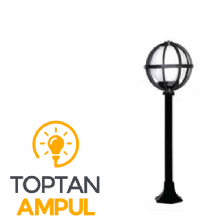 Zerpa 20'lik Düz Meridyen Armatür Çim Direk (85 cm) Z2933