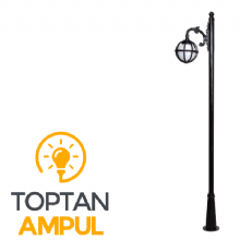 Zerpa 20'lik Düz Meridyen Armatür Tekli Yandan Direk (2.40 mt) Z2935