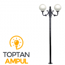 Zerpa 25'lik Akrilik Prizmatik Glop İkili Direkler (2.40 mt) Z3406 - Z3407