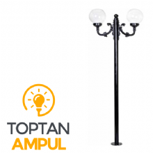 Zerpa 25'lik Akrilik Şeffaf Glop 2'li Direk (2.40 mt) Z3456 - Z3457