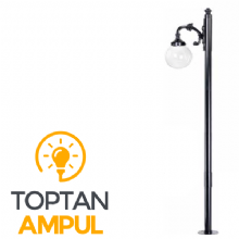 Zerpa 25'lik Akrilik Şeffaf Glop  Tekli Yandan Direk (2.40 mt) Z3455