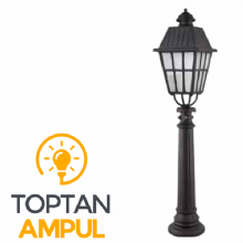 Zerpa Ahtapot Ayaklı Çıtalı Kare Armatür Çim Direk (115 cm) Z9554