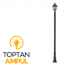 Zerpa Ahtapot Ayaklı Çıtalı Kare Armatür Tekli Direk (2.60 cm) ZK 9355