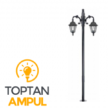 Zerpa Altıgen Direk 2'li Aşağı Bakan (2.40 mt) Z2857