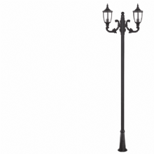 Zerpa Altıgen Döküm Bombeli Alüminyum Armatür İkili Direk Z9906