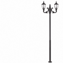 Zerpa Altıgen Döküm Bombeli Alüminyum Armatür İkili Direk Z9907