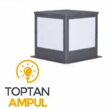 Zerpa Alüminyum Küp Bollard Z13157