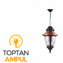 Zerpa Bakırlı Orta Fener Armatür Sarkıt Z10552