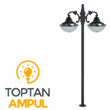 Zerpa Şemsiye Armatür 2'li Direk (Büyük) Z3175