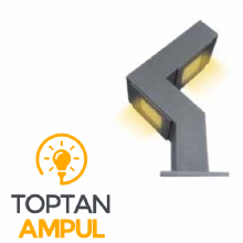 Zerpa Dekoratif Alüminyum Ledli Bollard Z13001 (35 cm)