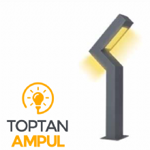 Zerpa Dekoratif Alüminyum Ledli Bollard Z13001 (100 cm)