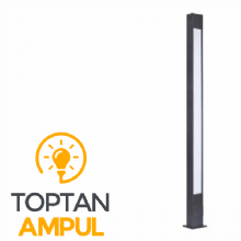 Zerpa Dekoratif Alüminyum Ledli Bollard Z13051 (200 cm)