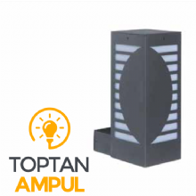 Zerpa Dekoratif Alüminyum Ledli Bollard Z13100 (30 cm)