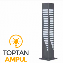 Zerpa Dekoratif Alüminyum Ledli Bollard Z13102 (75 cm)