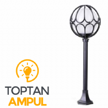 Zerpa Döküm 20'lik Papatya Meridyen Çim Direk Z10062