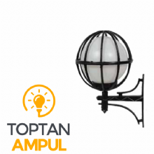 Zerpa Döküm 25'lik Düz Meridyen Duvar Aplik Z10070