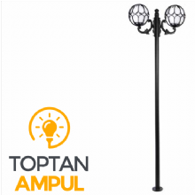 Zerpa Döküm 25'lik Papatya Meridyen İkili Dİrek Z10053