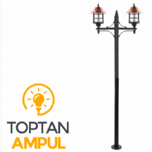 Zerpa Döküm Anadolu Armatür İkili Direk Z10200 (2.50 mt)