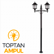 Zerpa Döküm Anadolu Armatür İkili Direk Z10202 (2.50 mt)