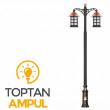 Zerpa Döküm Anadolu Armatür İkili Direk Z10203 (4.00 mt)