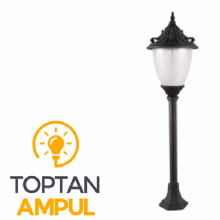 Zerpa Döküm Büyük Aslanbaşı Armatür Çim Direk (115 cm) Z9653