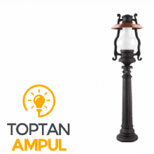 Zerpa Döküm Büyük Gaz Lambası Direk Z10852