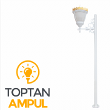 Zerpa Döküm Desenli Kapak Taçlı Direk Z10753