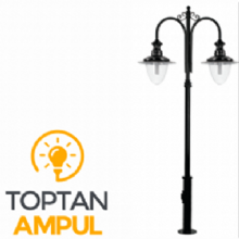 Zerpa Döküm Kare İkili Direk Küçük (2.50 mt) ZK9306