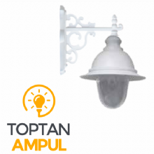 Zerpa Döküm Kavuklu 40 W Ledli Armatür Aplik Z 12452