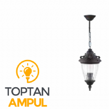 Zerpa Döküm Küçük Aslanbaşı Kare Armatür Sarkıt Aplik Z9703