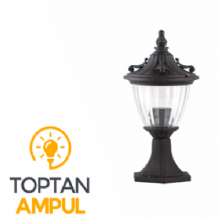 Zerpa Döküm Küçük Aslanbaşı Kare Armatür Set Üstü Aplik Z9702