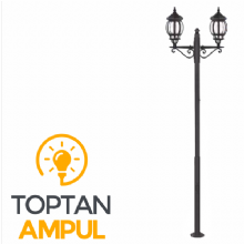 Zerpa Döküm Sekizgen Armatür İkili Direk Z10008 (2.50 mt)