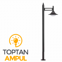 Zerpa Döküm Sıvamalı Şapkalı Armatür Direk Tekli Z11201