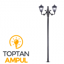 Zerpa Kare Direk 2'li 2.40 Flanşlı Direk Z2876