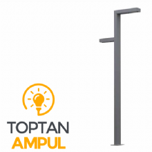 Zerpa Ledli Dekoratif Alüminyum Armatür Direk Z12801 (300 cm)