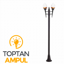 Zerpa Meşale Armatür İkili Direk Z11005