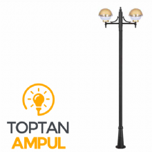 Zerpa Miğfer Armatür Yandan 2'li Direk Gold Z11108