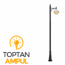 Zerpa Miğfer Armatür Yandan Tekli Direk Gold Z11107