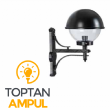 Zerpa Miğfer Duvar Aplik Siyah Z11151