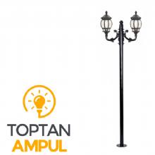 Zerpa Sekizgen Armatür 2'li Üst Direk (2.40 mt) Z3016