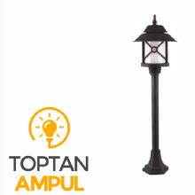 Zerpa Sıvamalı Alüminyum Rumeli Armatür Çim Direk Z10156 (100 cm)