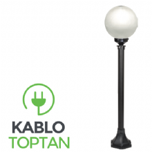 Zerpa 25'lik Akrilik Prizmatik Glop Çim Direk (100 cm) Z3403