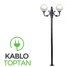 Zerpa 25'lik Akrilik Prizmatik Glop İkili Direkler (2.40 mt) Z3406 - Z3407