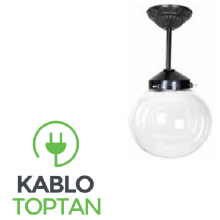 Zerpa 25'lik Akrilik Şeffaf Glop Sarkıt Aplik Z3452