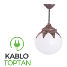 Zerpa 25'lik Yapraklı Glop Armatür Sarkıt Aplik Z2962-Z2952