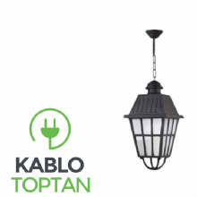 Zerpa Ahtapot Ayaklı Çıtalı Kare Armatür Sarkıt Aplik Z9552