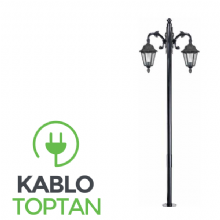 Zerpa Altıgen Direk 2'li Aşağı Bakan (2.40 mt) Z2857