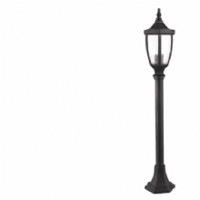 Zerpa Altıgen Döküm Bombeli Alüminyum Armatür Çim Direk (100 cm) Z9903